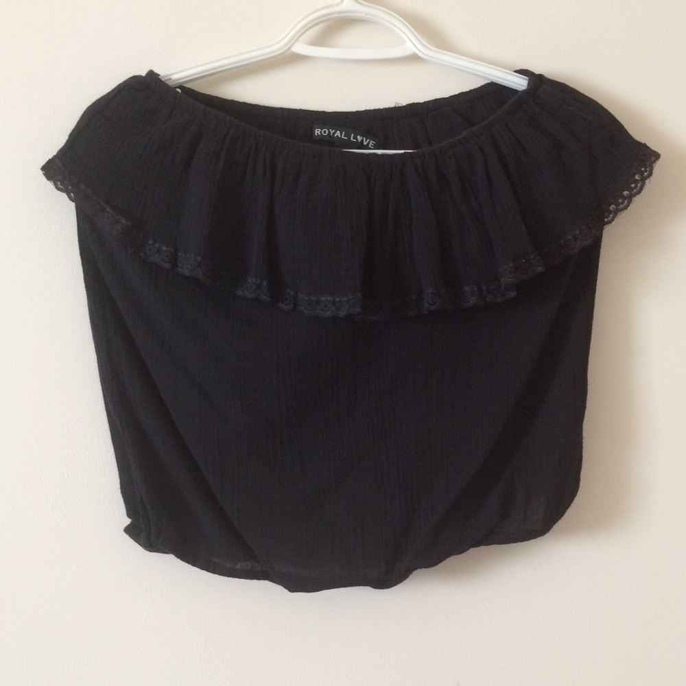 🖤 BLACK STRAPLESS TOP 🖤